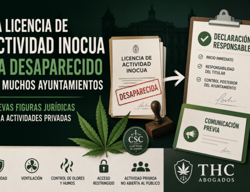 Licencia de Actividad Inocua y Clubes Sociales de Cannabis en 2026