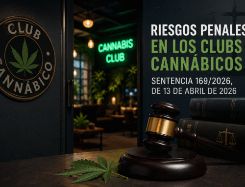 Riesgos penales en los clubs cannábicos. Sentencia 169/2026