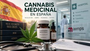 ¿Cómo funciona el cannabis medicinal en España en 2026? Analizamos el Registro de la AEMPS, prescripción, farmacias, THC, CBD y efectos para los CSC.