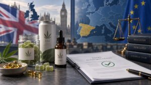 Reino Unido CBD 2026. Aceites, cápsulas, gummies, bebidas y complementos con cannabidiol se comercializan desde hace tiempo en numerosos países europeos.