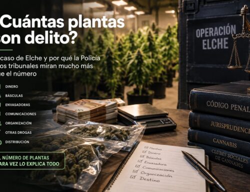 ¿Cuántas plantas de marihuana son delito en España? Lo que realmente mira la Policía y el Tribunal Supremo