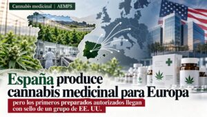 España produce y exporta cannabis medicinal a Europa mientras los primeros preparados autorizados por la AEMPS pertenecen a un grupo estadounidense.